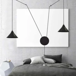 Clearance Emibig Lighting Abramo 40cm taklampa Svart
