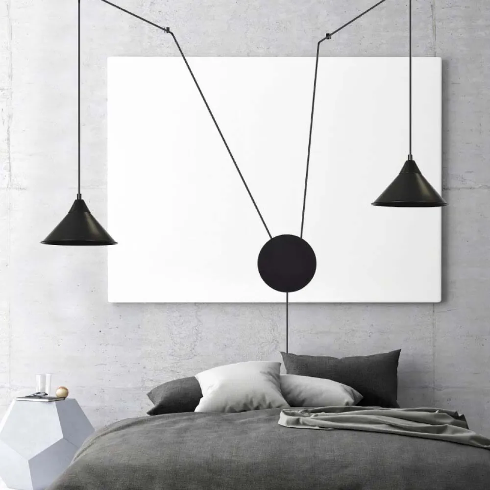 Clearance Emibig Lighting Abramo 40cm taklampa Svart