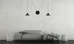 Clearance Emibig Lighting Abramo 40cm taklampa Svart