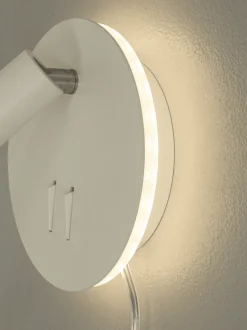 Discount Aneta Lighting Ace läslampa Vit