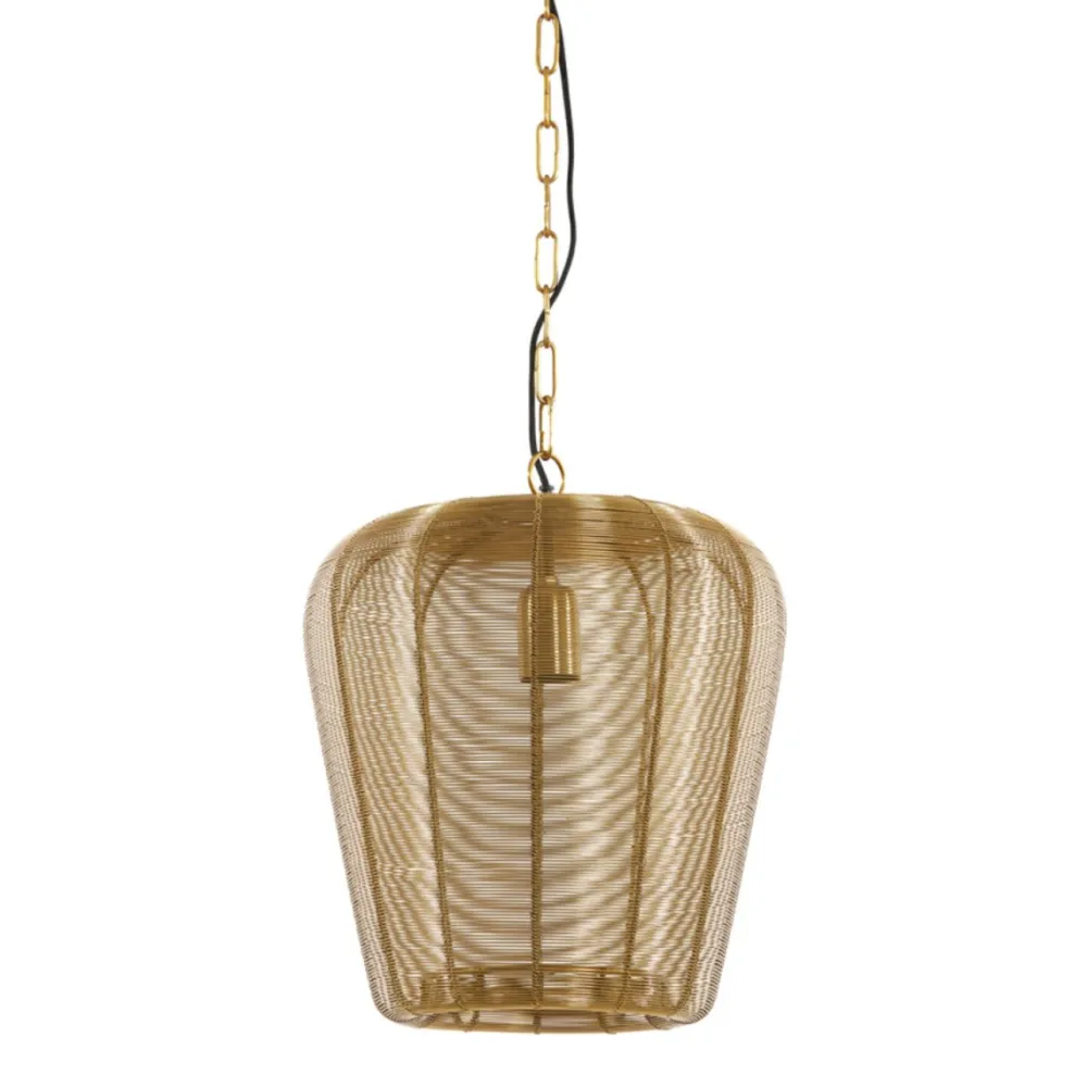 Light & Living Adeta Ø30 taklampa Guld