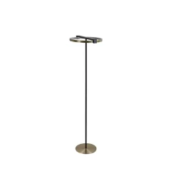 Searchlight Aerial golvlampa Mässing/svart