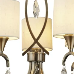 Clearance Searchlight Alberto Ø52 taklampa Antikmässing