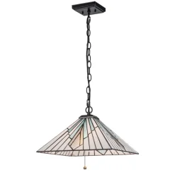 Hot Elstead Lighting Alderley 38cm Flerfärgad