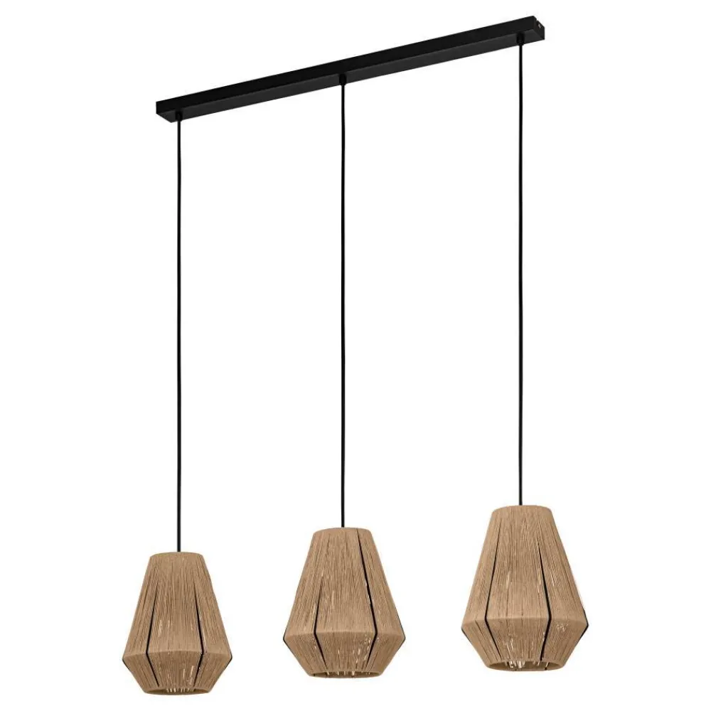 Eglo Alderney 90cm taklampa Natur