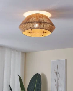 New Eglo Alderney Ø48 plafond Natur