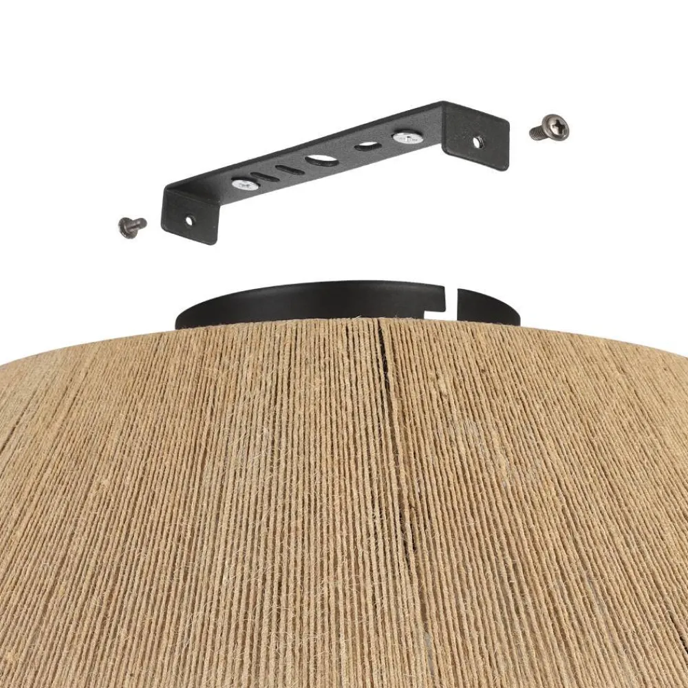 New Eglo Alderney Ø48 plafond Natur