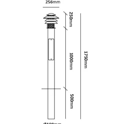 Outlet Westal Alefors 125cm pollare