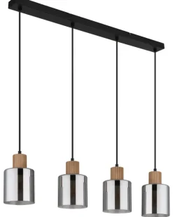 Online Globo Lighting Aleidis 78cm taklampa Rökfärgad