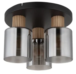 Best Globo Lighting Aleidis 3 plafond Rökfärgad