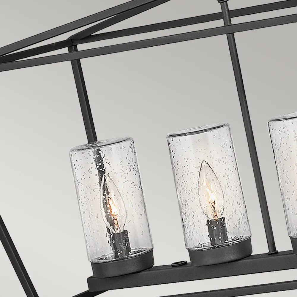 Outlet Elstead Lighting Alford Place 102cm Svart