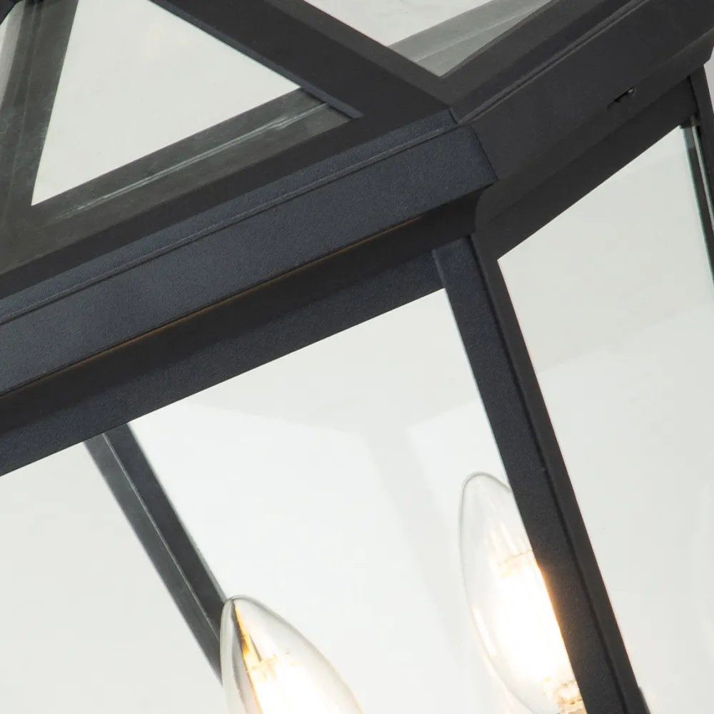Outlet Elstead Lighting Alford Place 50cm Svart