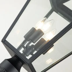 Hot Elstead Lighting Alford Place 250cm stolpe Svart