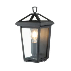 Clearance Elstead Lighting Alford Place 30cm utelampa Svart
