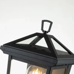 Clearance Elstead Lighting Alford Place 30cm utelampa Svart