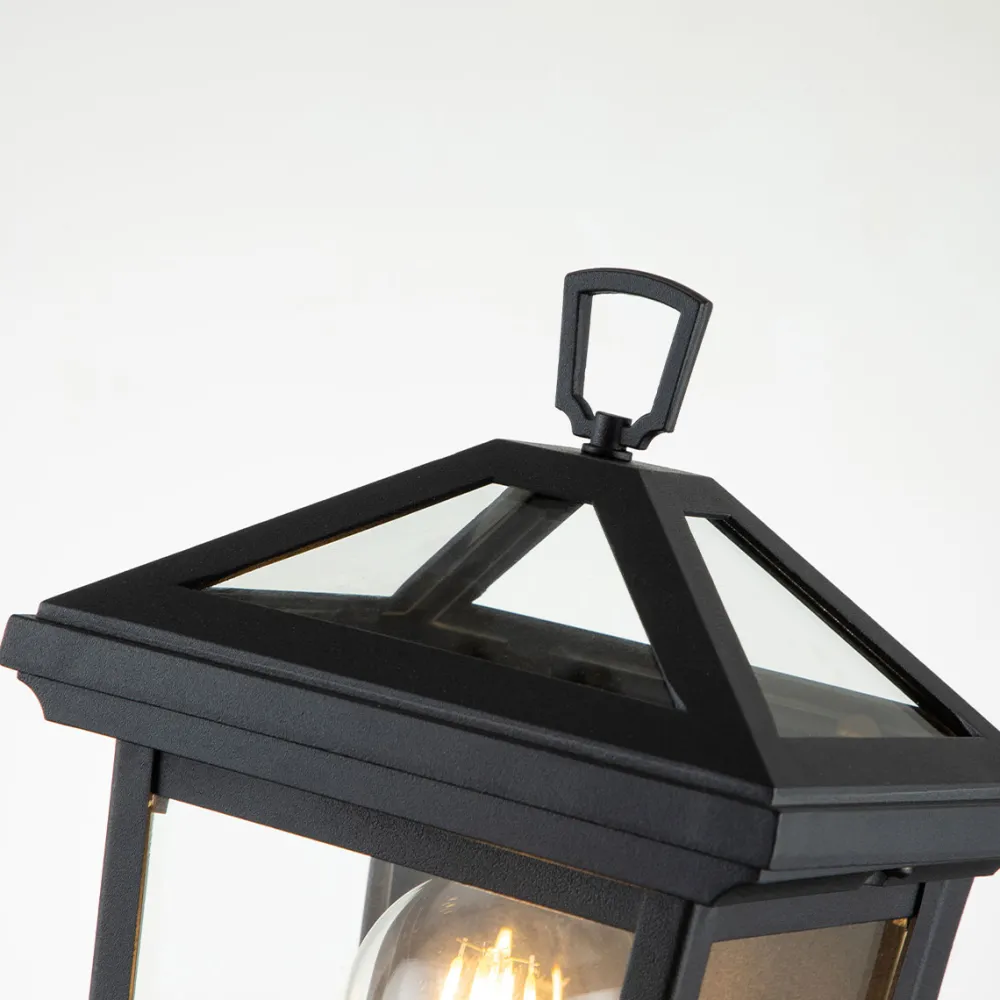 Clearance Elstead Lighting Alford Place 30cm utelampa Svart