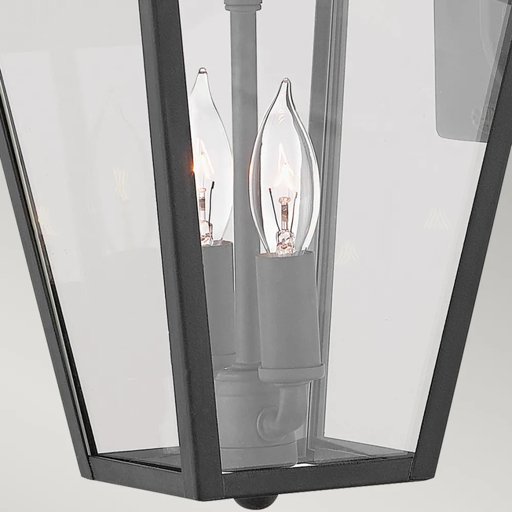 New Elstead Lighting Alford Place 37cm utelampa Svart