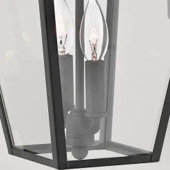 Hot Elstead Lighting Alford Place 46cm utelampa Svart