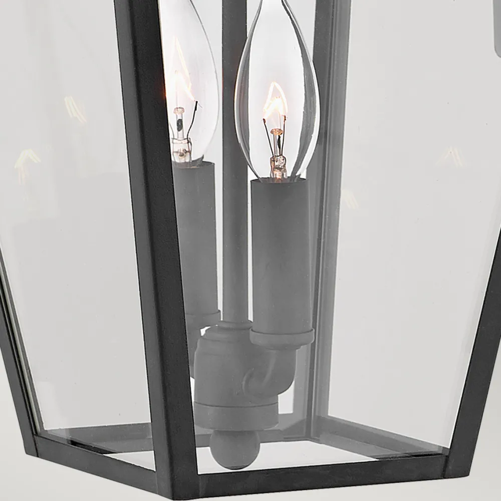 Hot Elstead Lighting Alford Place 46cm utelampa Svart