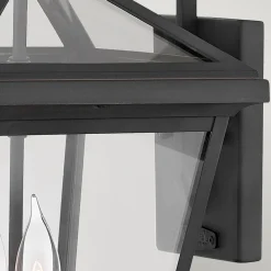 Hot Elstead Lighting Alford Place 46cm utelampa Svart