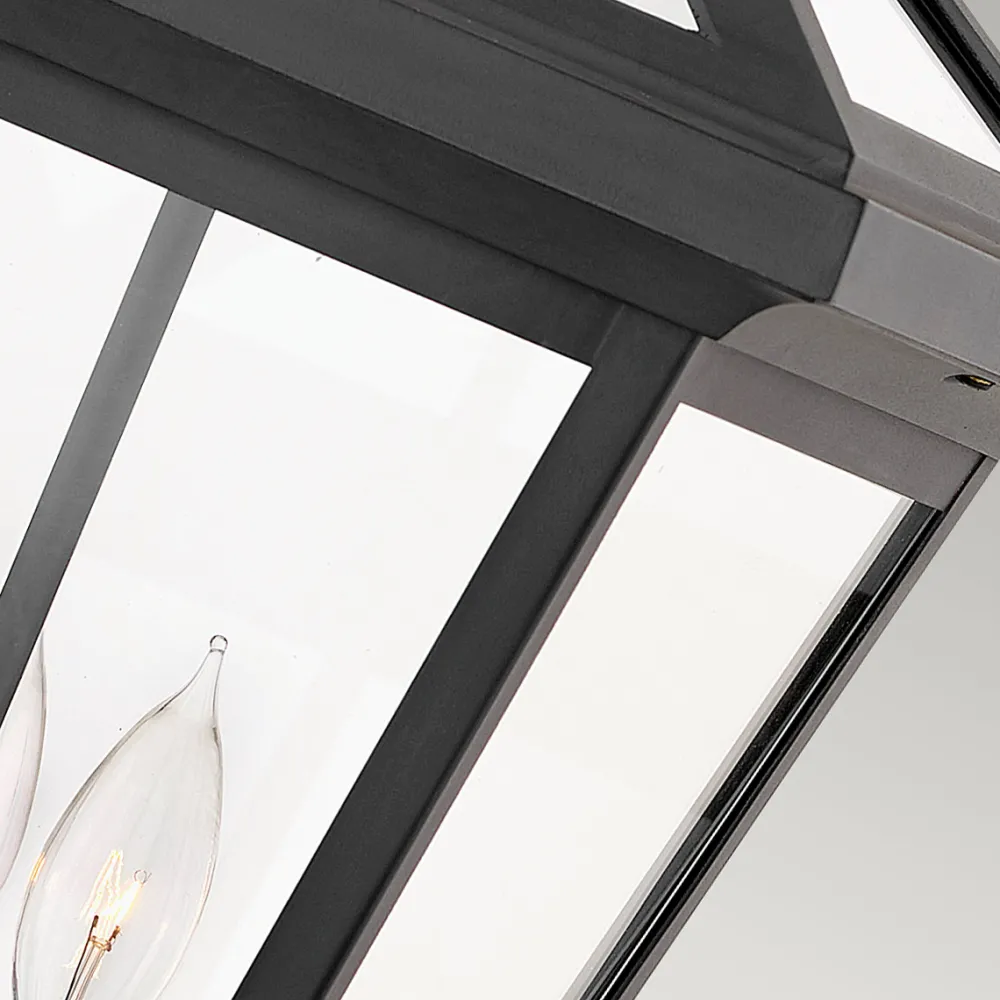 Best Elstead Lighting Alford Place L Svart