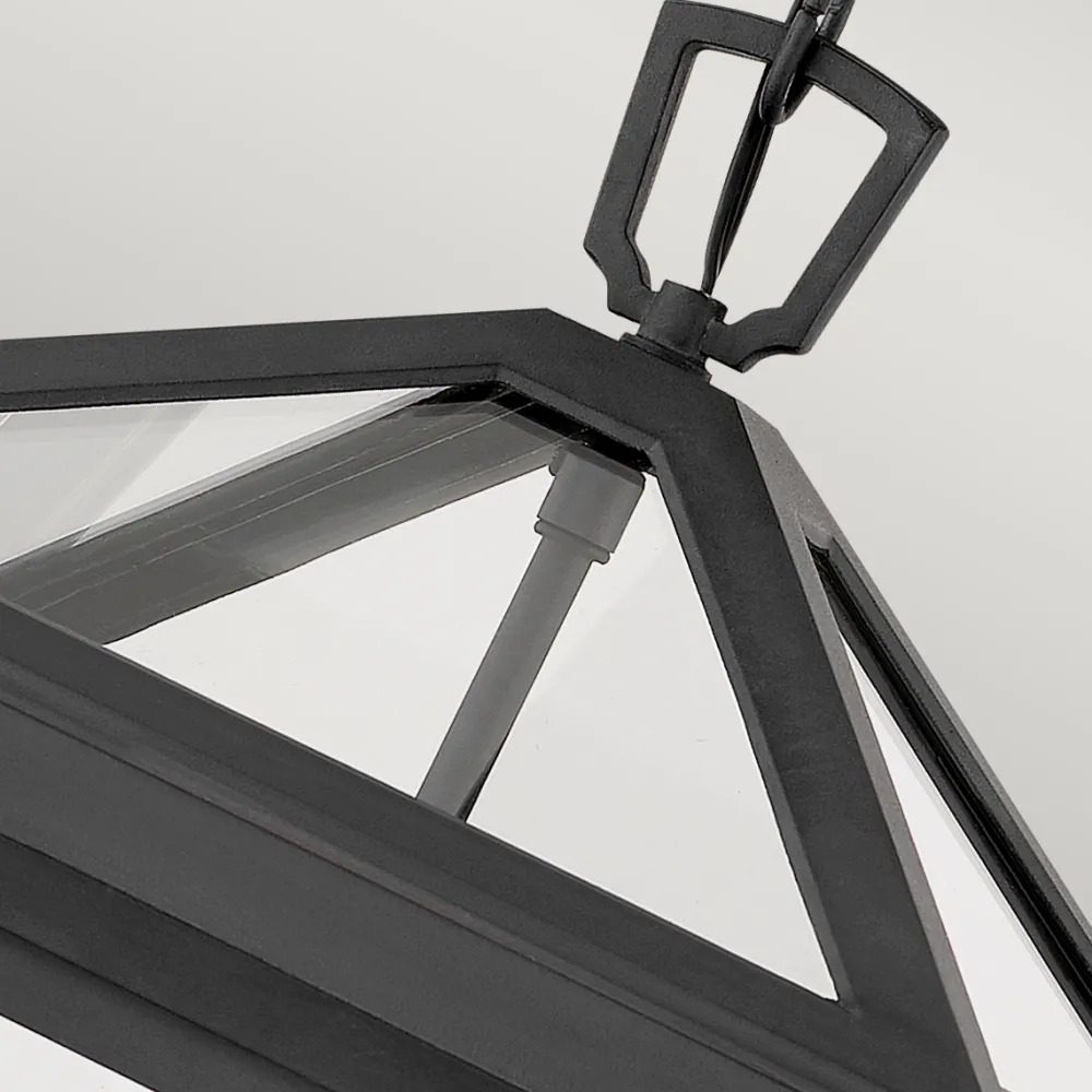 Best Elstead Lighting Alford Place L Svart