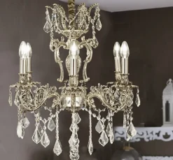 Online Aneta Lighting Allington Ø55 kristall Antiksilver