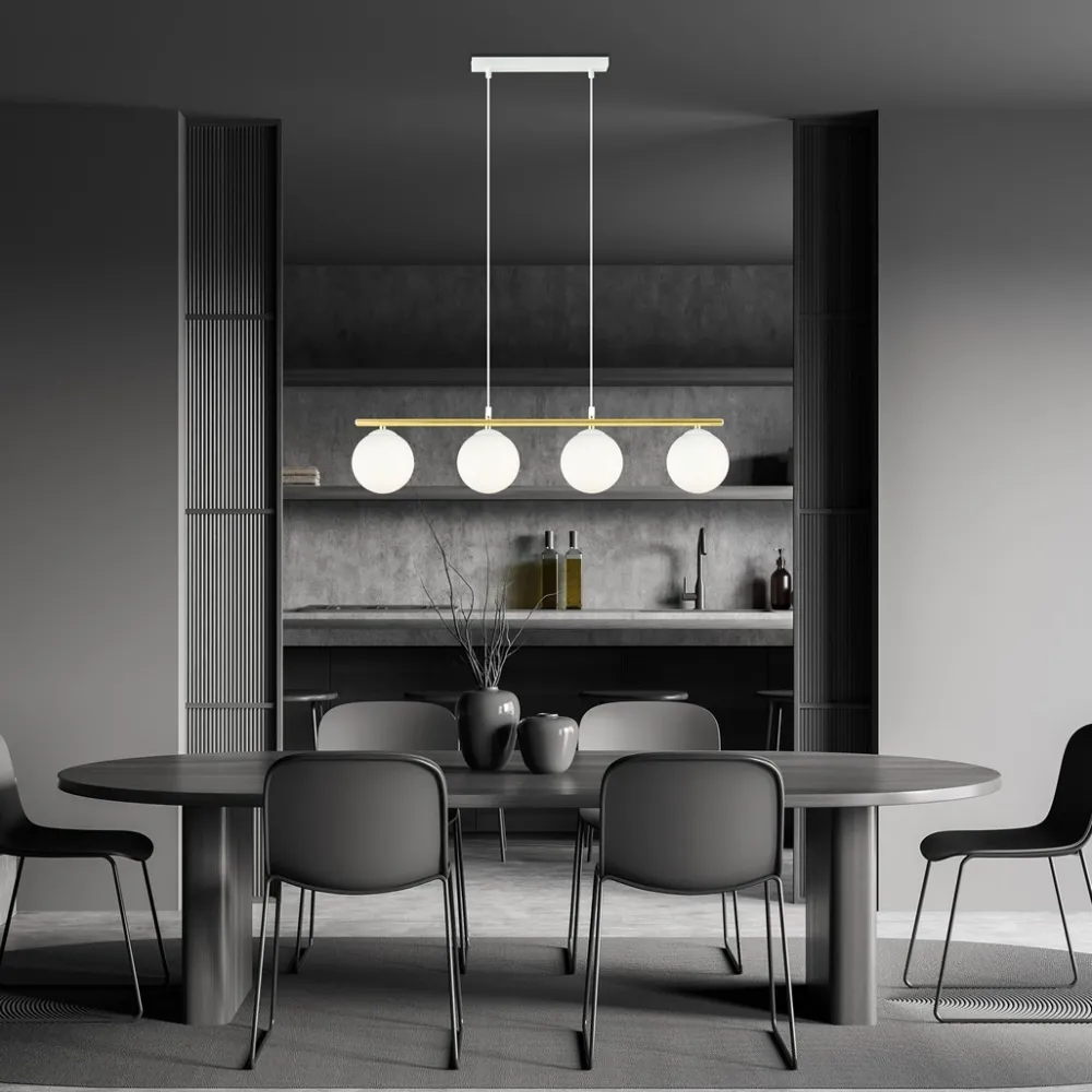 Sale Emibig Lighting Allora 85cm taklampa Vit