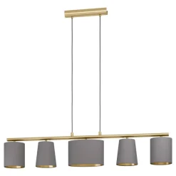 Best Eglo Almeida 120cm taklampa Borstad mässing