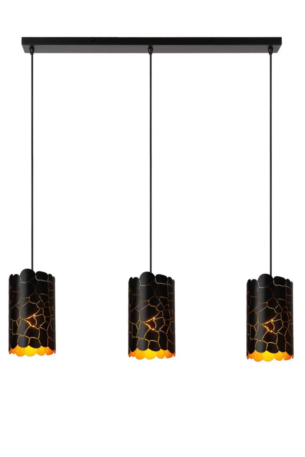 Lucide Almelo 92cm taklampa Svart