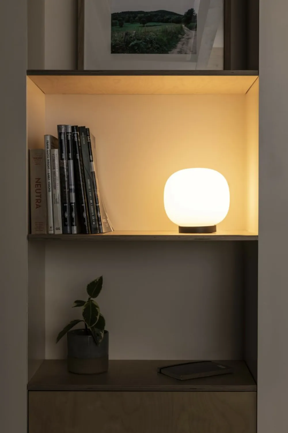 New Faro Barcelona Amelia 22cm bordslampa Vit