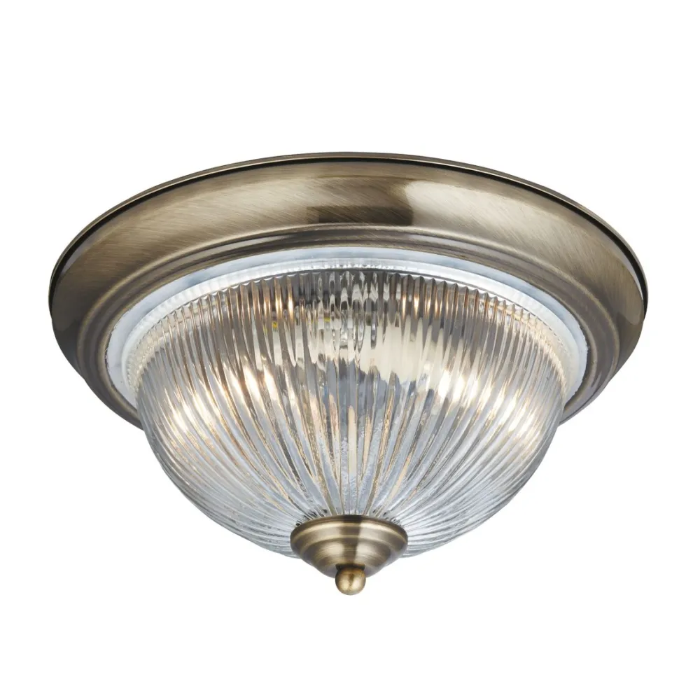 Discount Searchlight American Diner Ø30 badrumslampa Antikmässing