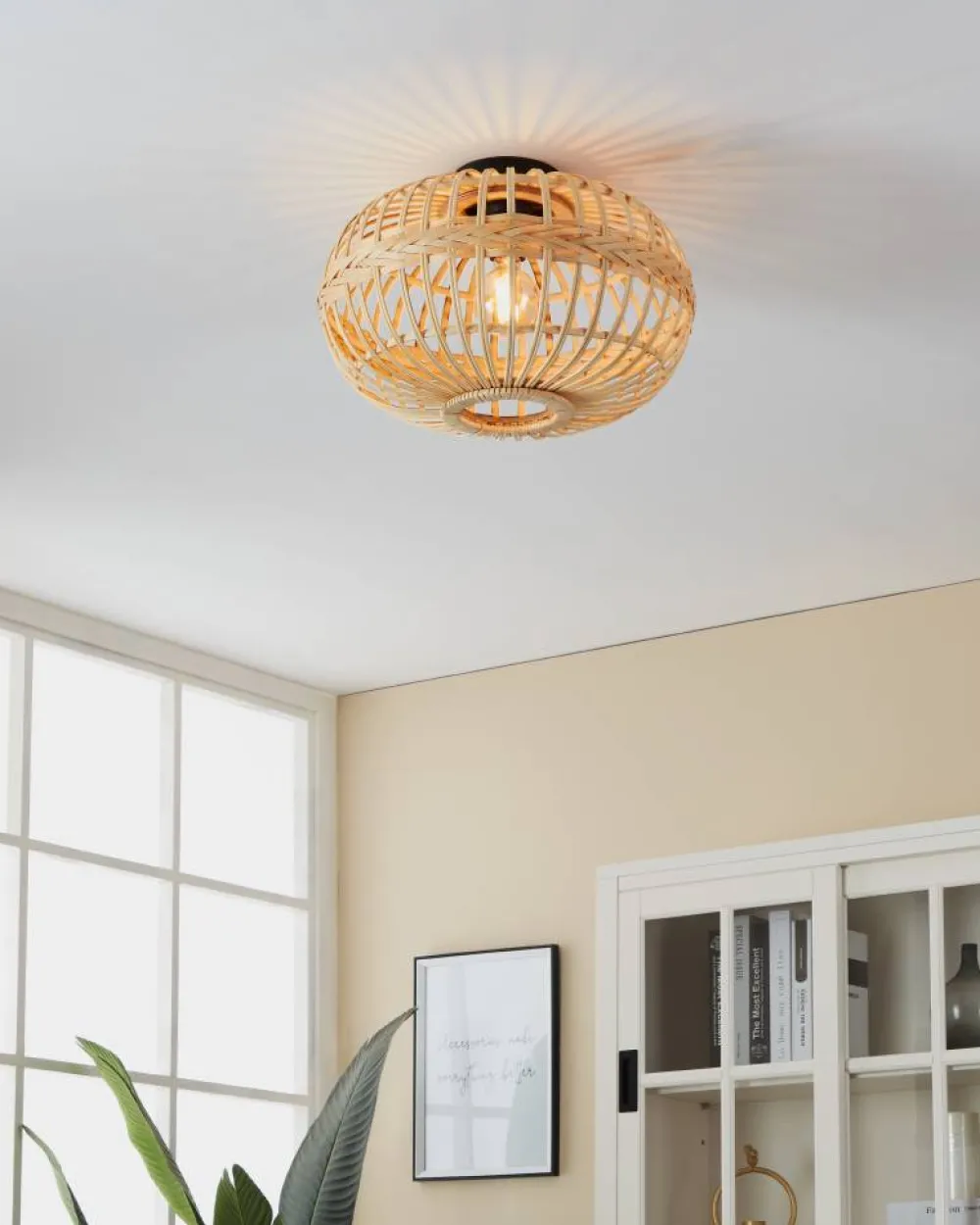 Eglo Amsfield Ø45 plafond Natur