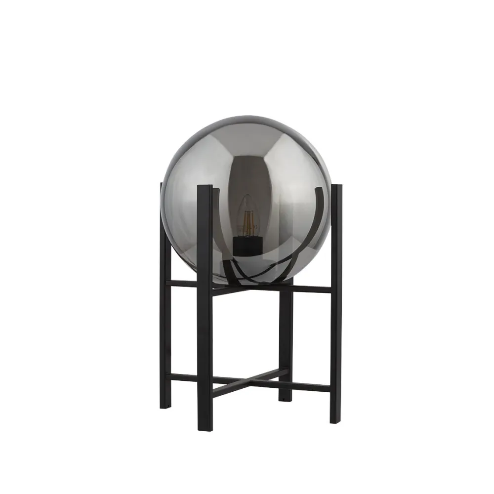 Clearance Searchlight Amsterdam 43cm bordslampa Svart