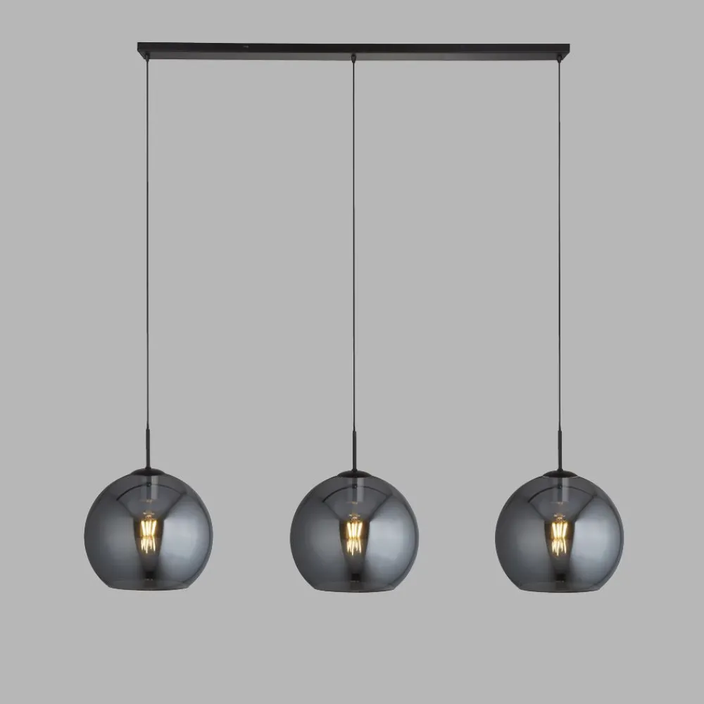 Searchlight Amsterdam 146cm taklampa Svart