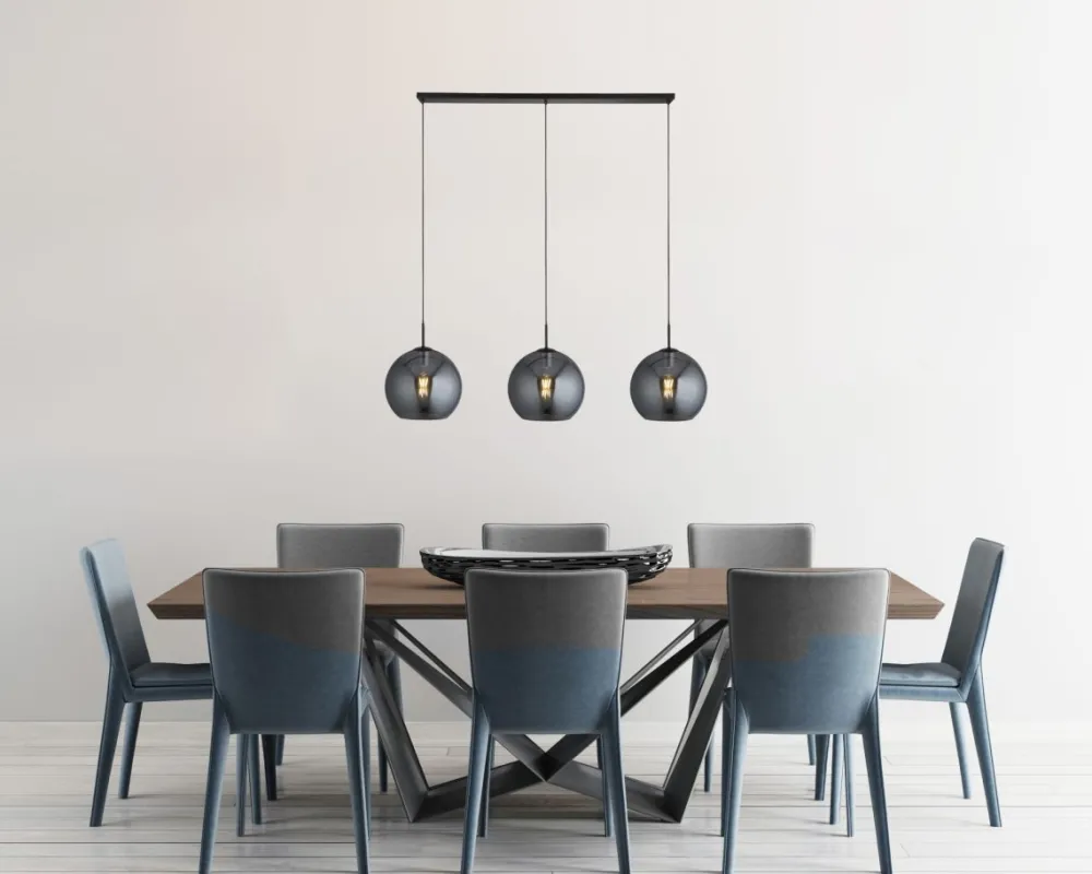 Searchlight Amsterdam 146cm taklampa Svart