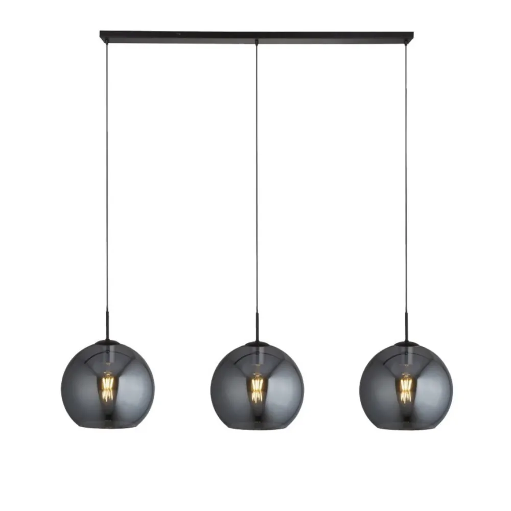 Searchlight Amsterdam 146cm taklampa Svart