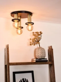 Clearance Lucide Anaka Ø30 plafond Svart