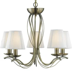 Sale Searchlight Andretti Ø50 taklampa Antikmässing