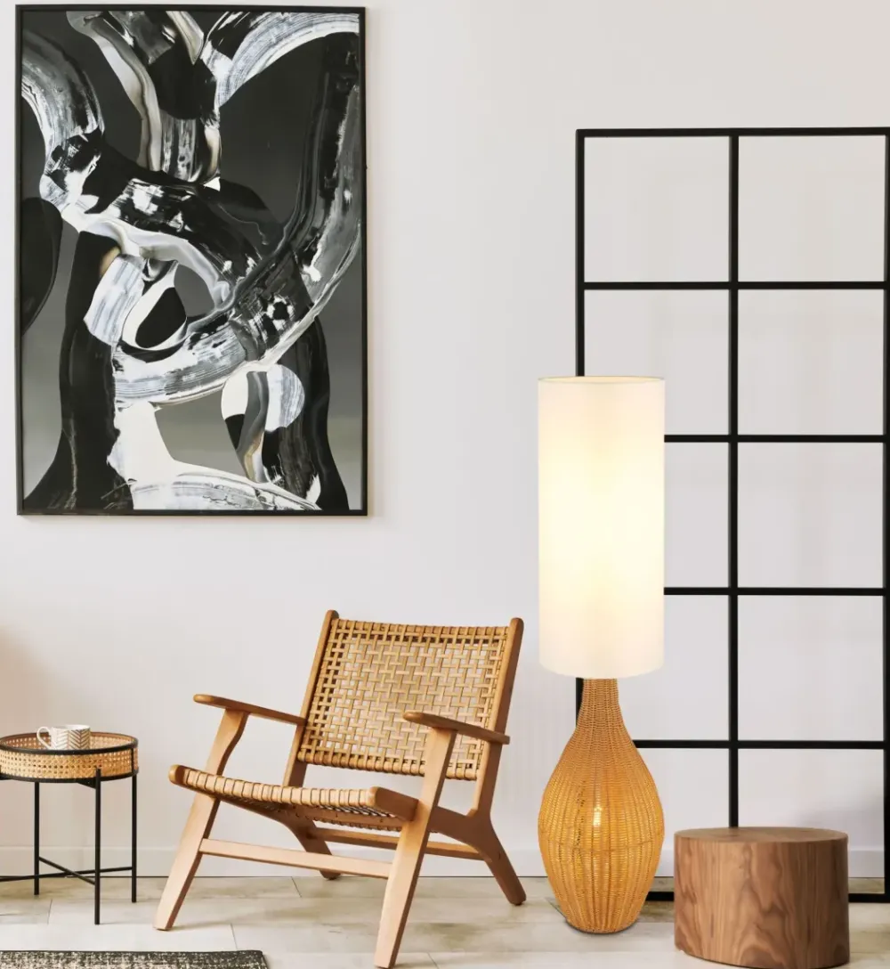 Outlet Globo Lighting Anko golvlampa Brun