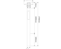 Outlet Westal Arnäs 125cm pollare