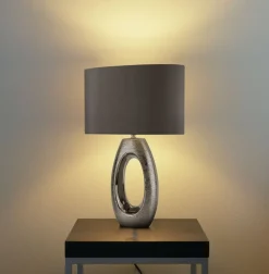 Hot Searchlight Artisan 60cm bordslampa Krom