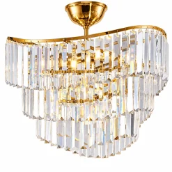 Discount Lampan Ascot Ø46 kristall Mässing/transparent