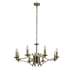 Hot Searchlight Ascot Ø72 taklampa Antikmässing