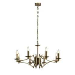Hot Searchlight Ascot Ø72 taklampa Antikmässing
