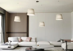 Outlet Emibig Lighting Ascot 4xØ38 taklampa Beige