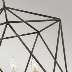 Hot Elstead Lighting Astrid Ø50 taklampa Matt brons