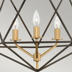 Hot Elstead Lighting Astrid Ø50 taklampa Matt brons