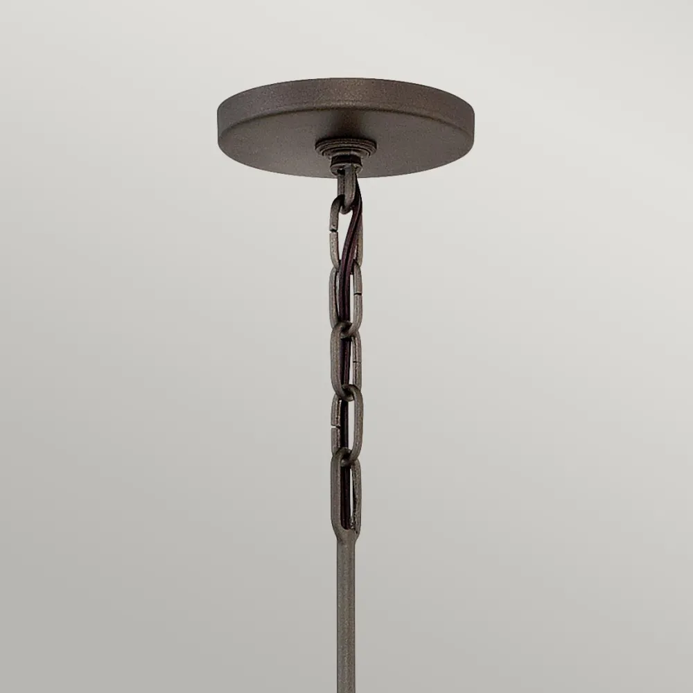 Hot Elstead Lighting Astrid Ø50 taklampa Matt brons