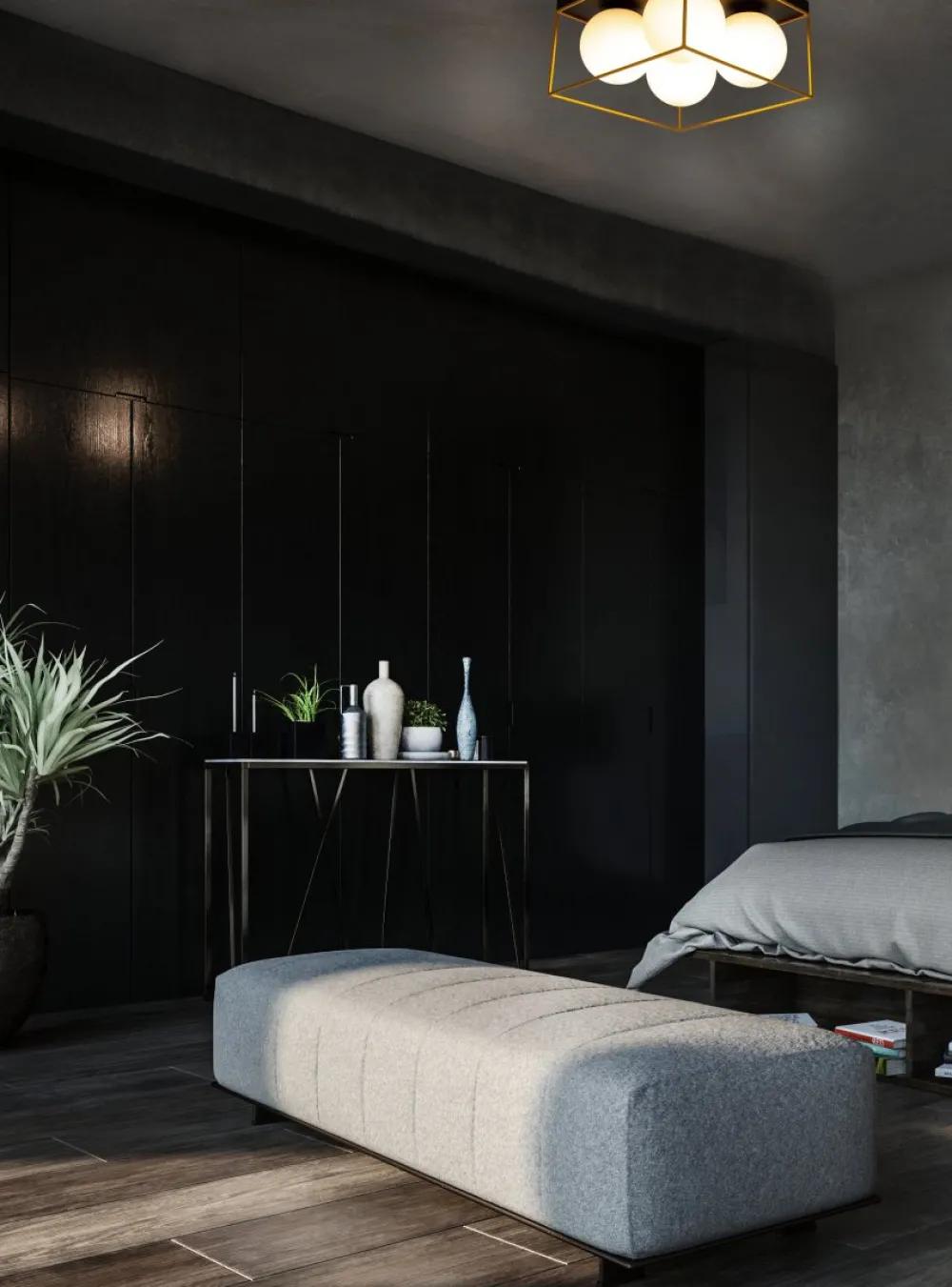 Best Aneta Lighting Astro 36cm plafond Svart